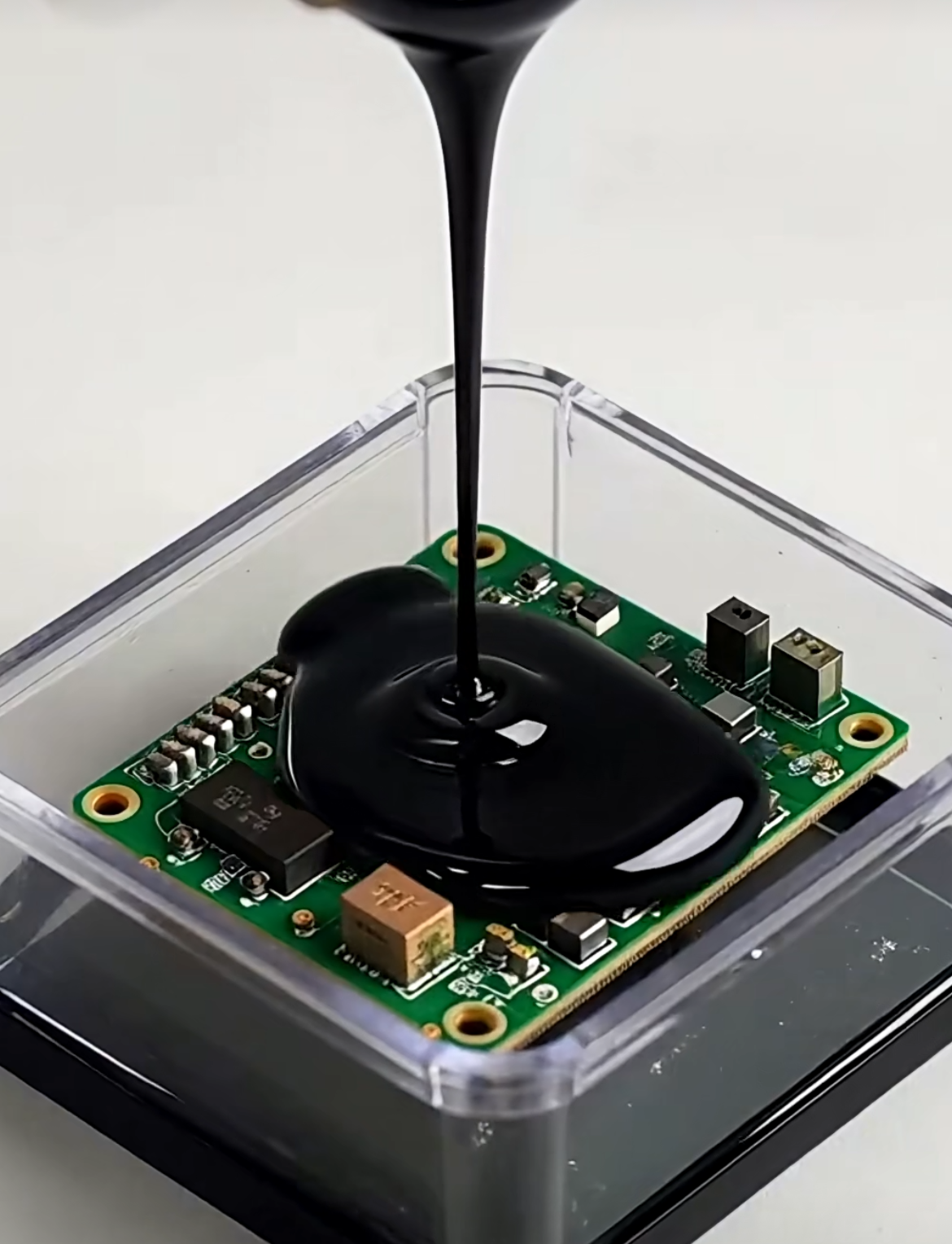 Adhesive and encapsulation for power electronics