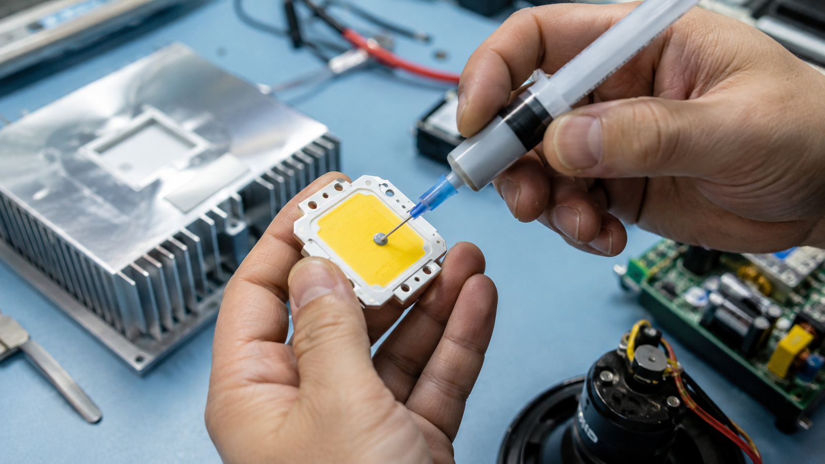 Thermal interface cleaning and serviceability inspection