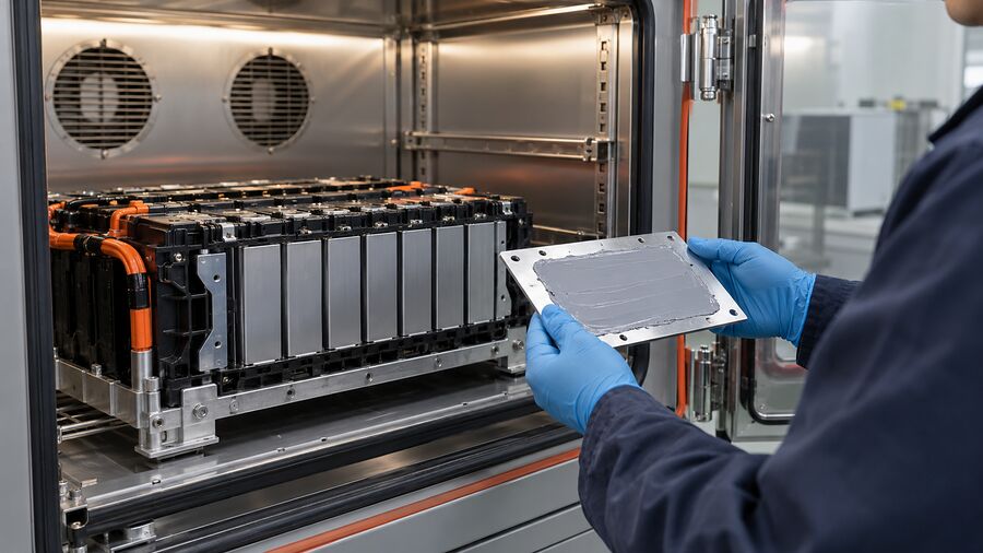 battery pack gap filler